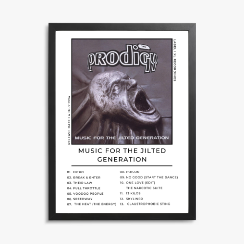 The Prodigy Music For The Jilted Generation Album Cover Print personalised print