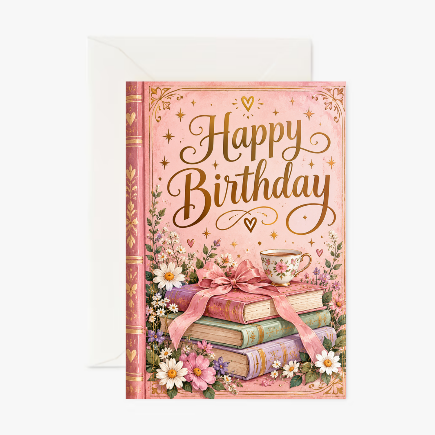 Personalised Booklover Birthday Card – Funny Birthday Card - Cockney Cards