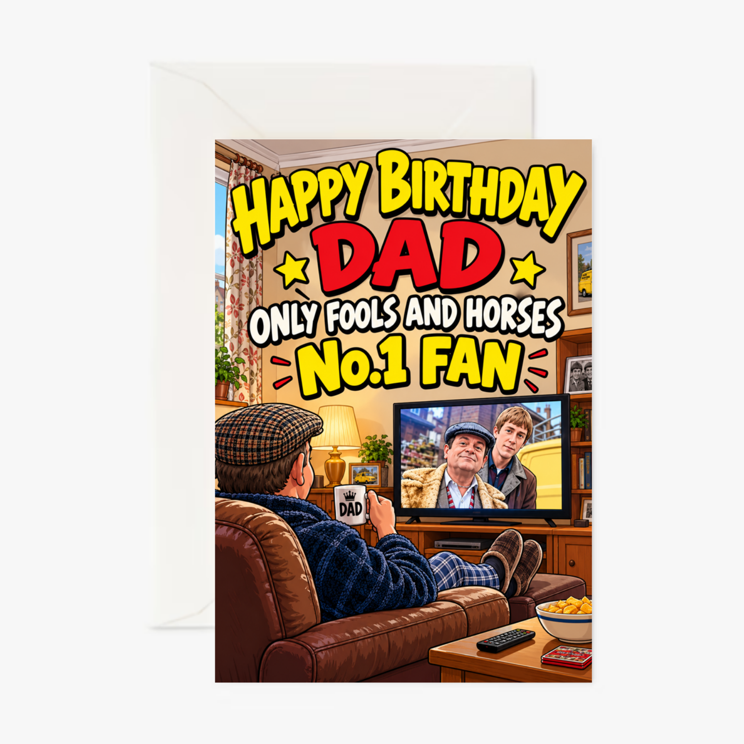 Personalised OFAH Birthday Card – No1 Fan - Cockney Cards