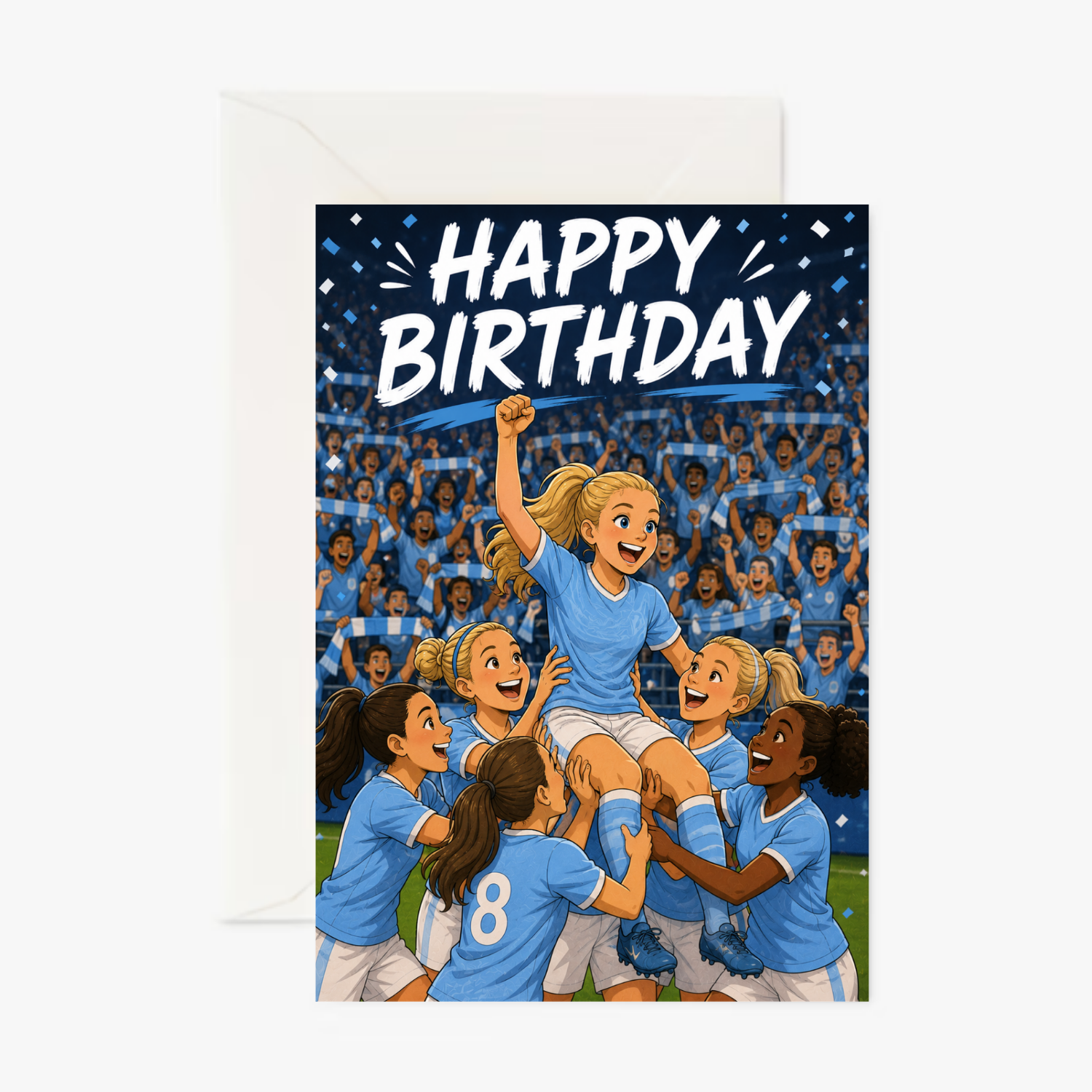 City Ladies Celebrating personalised greeting card