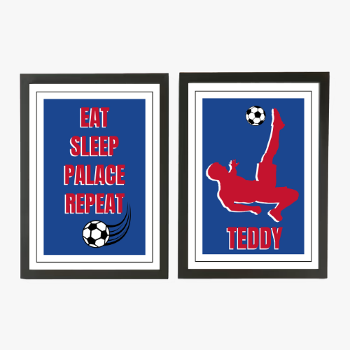 Personalised Crystal Palace Print – Eat, Sleep, Palace, Repeat personalised print