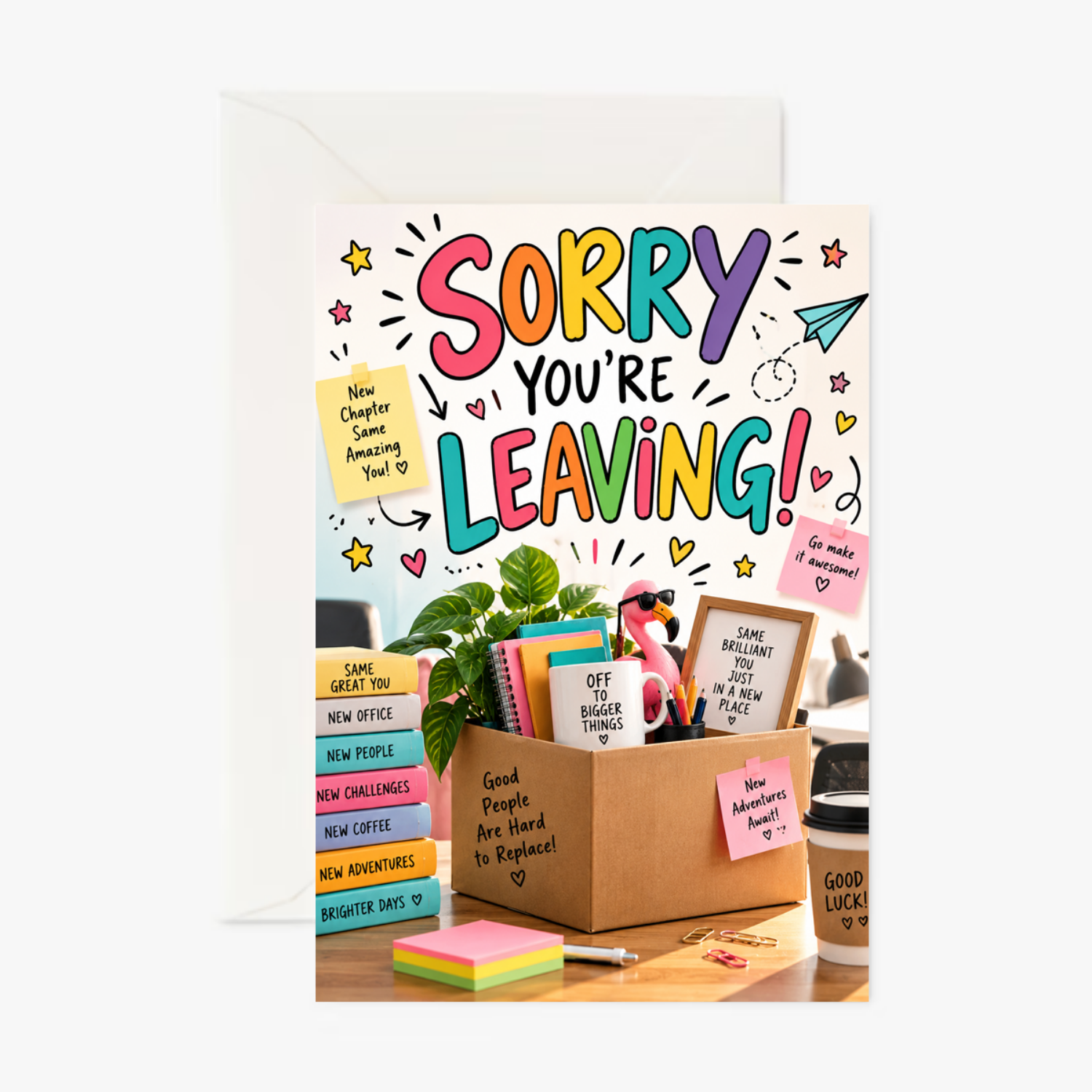 Personalised Sorry You’re Leaving Card – Funny Office Leaving Card