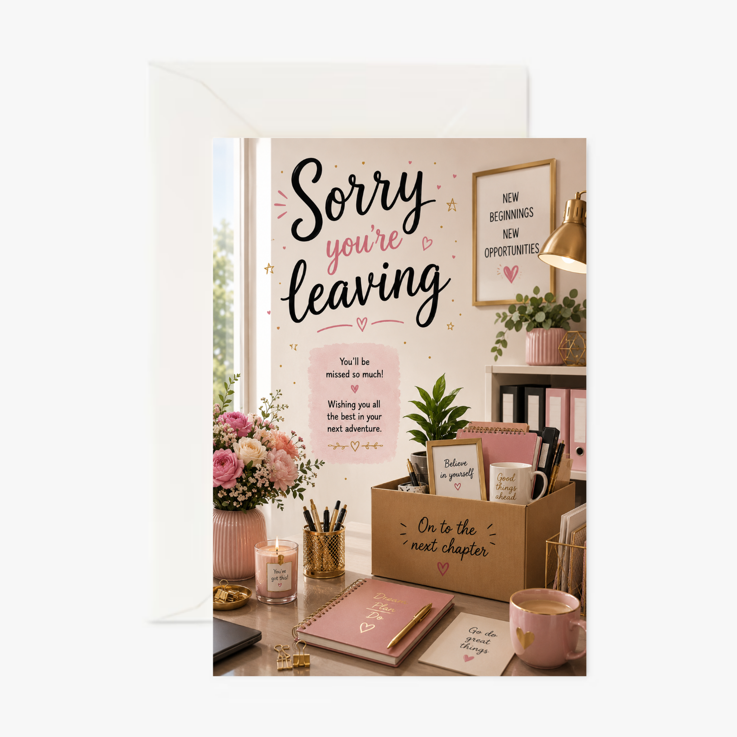 Sorry You're Leaving Card