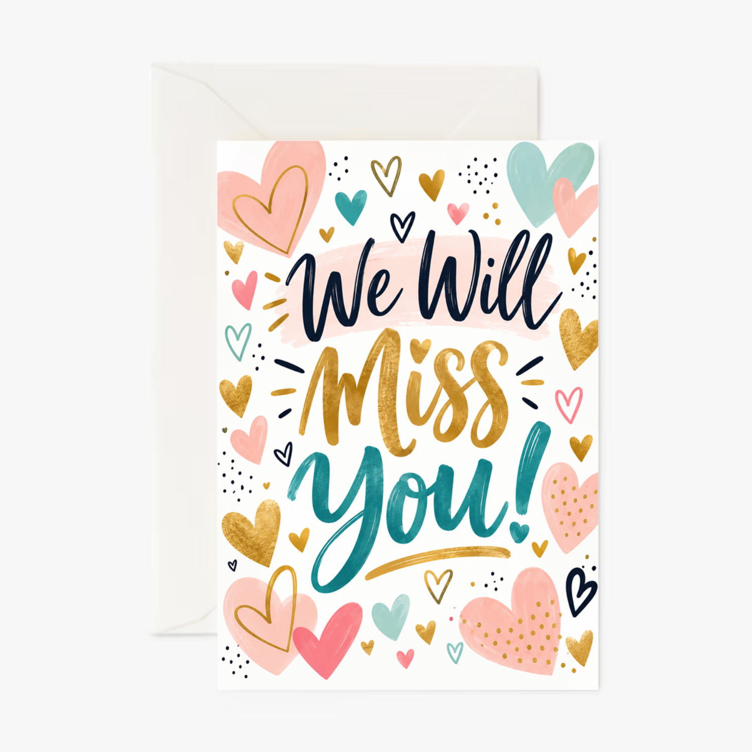 Personalised We’ll Miss You – Leaving Card for Work or Friend - Cockney Cards