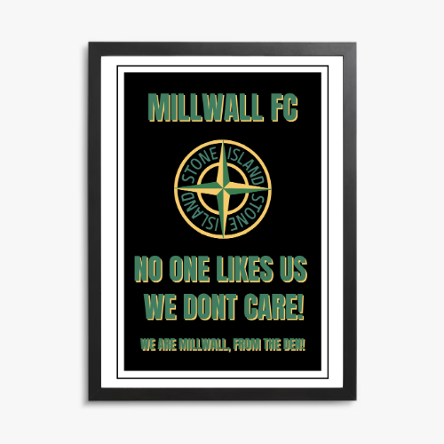 Millwall FC Casual Style Print – Terrace Wall Art personalised print