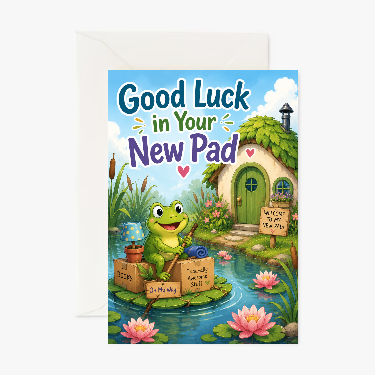 New Pad personalised personalised card - Cockney Cards
