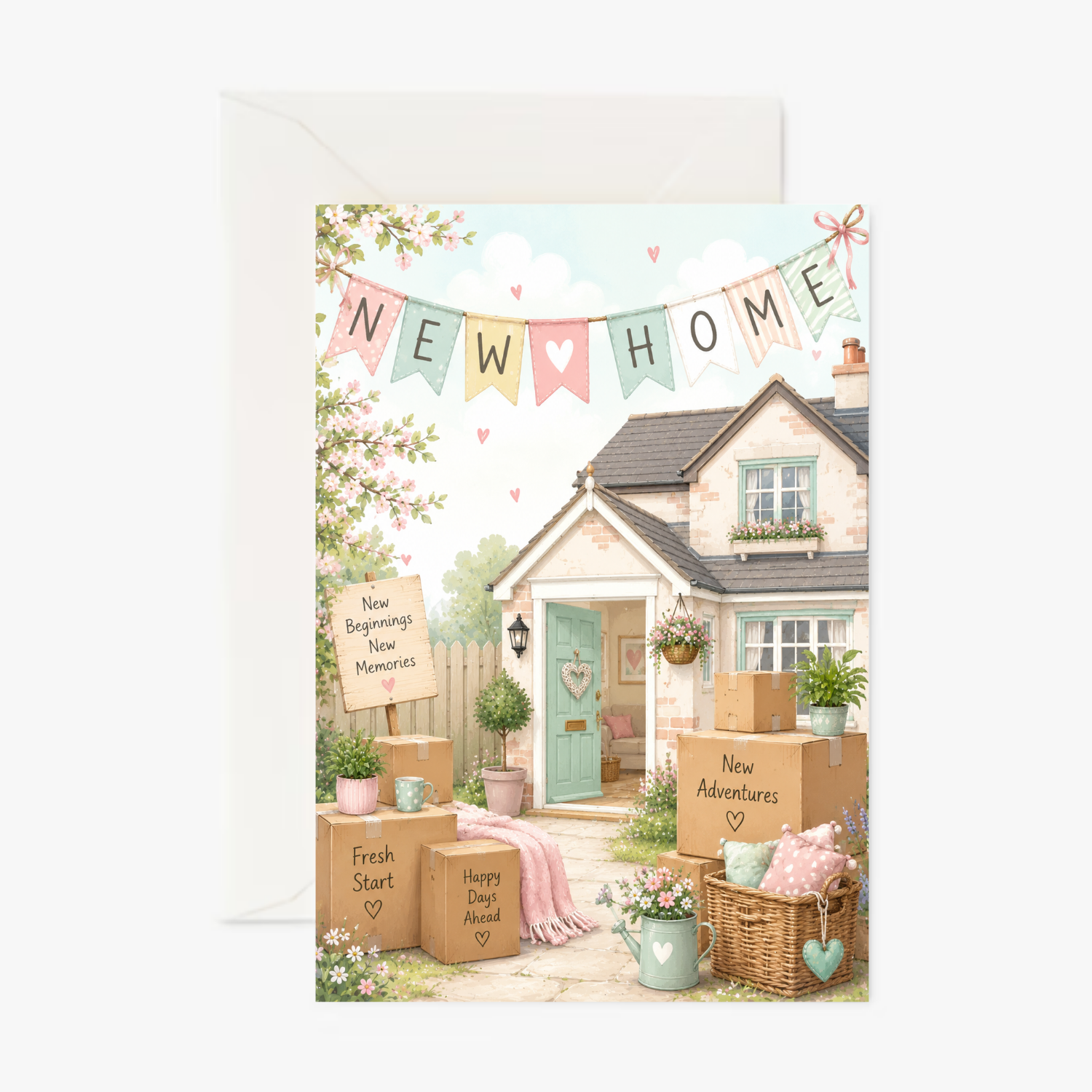 Loveable Home personalised personalised card - Cockney Cards