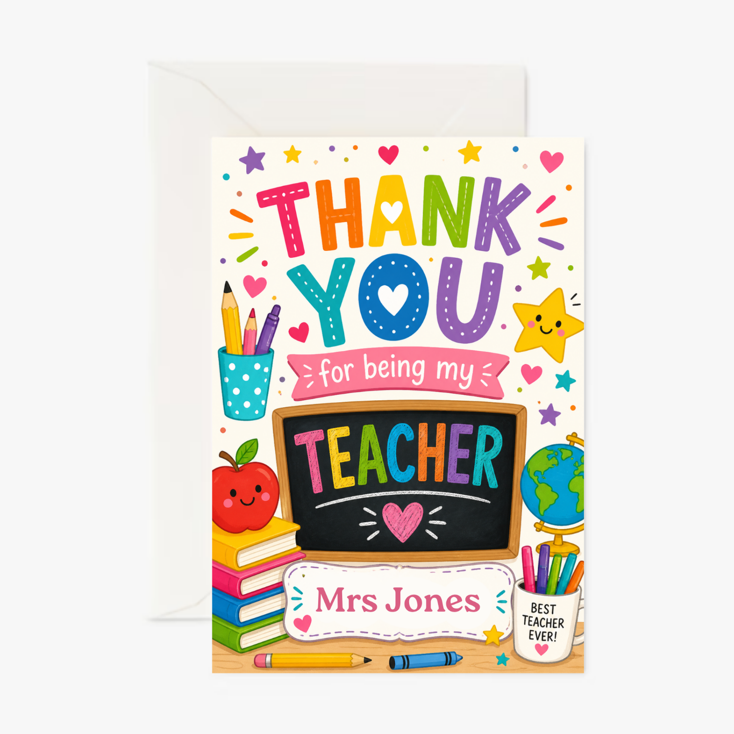 Thank You Teacher Card